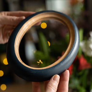 Рамка овальная деревянная